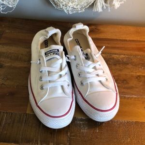 Converse all stars white size 8